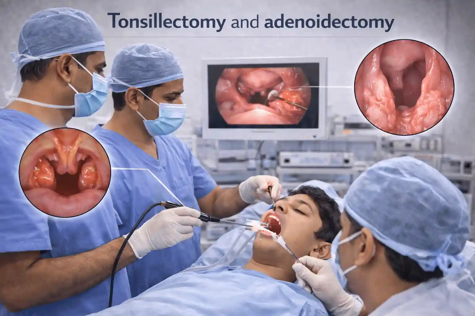 Tonsillectomy and adenoidectomy